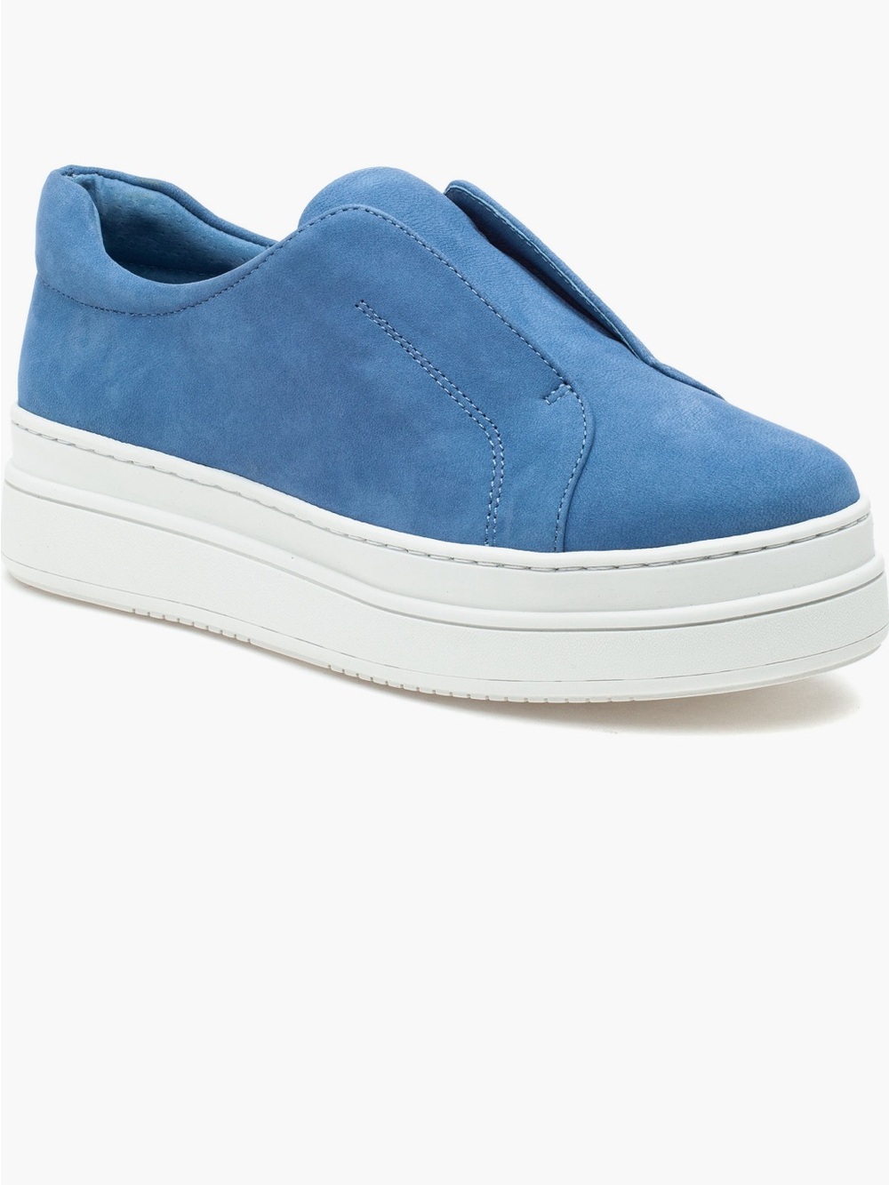 JSlides Noel LACELESS Platform Sneaker fits like an 8 - blue
